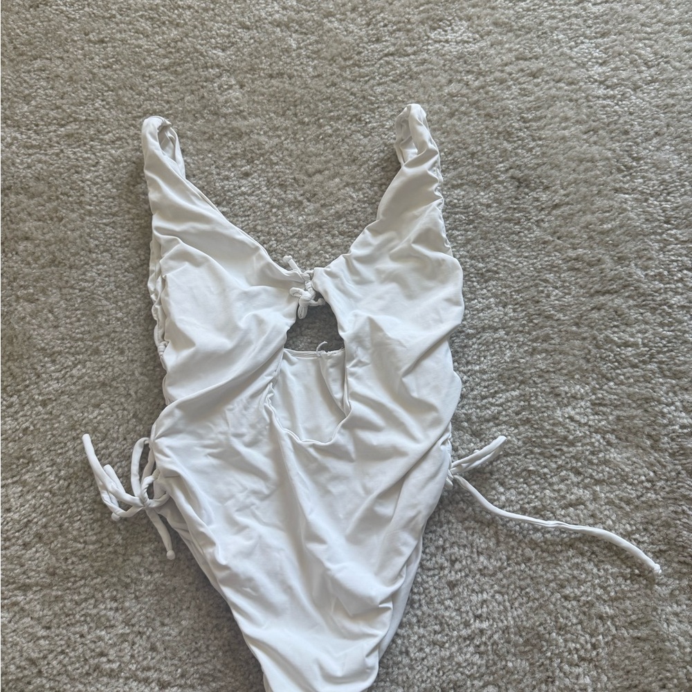 San Lorenzo White One-Piece Swimsuit